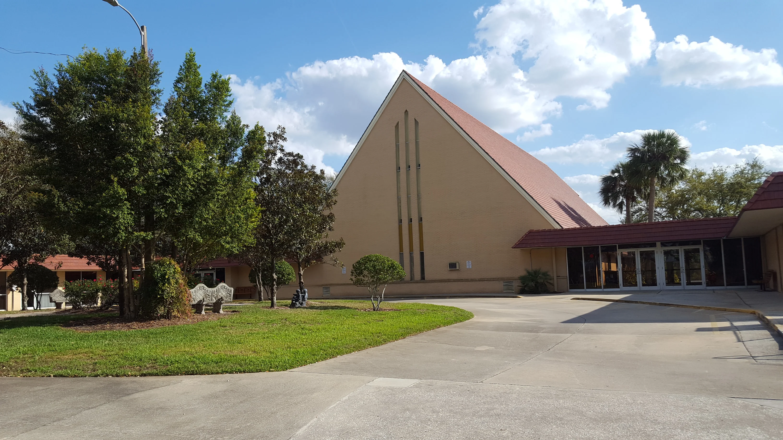 The Forest Lake Church sanctuary and campus grounds in Apopka, Florida